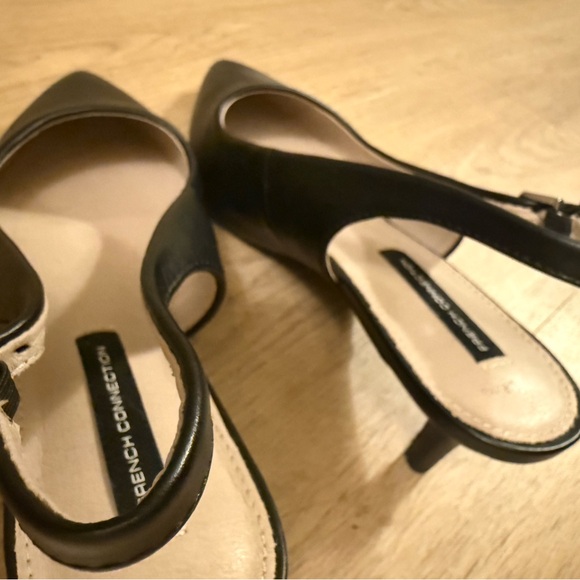 French Connection Black Women's Slingback Shoes - Picture 3 of 4